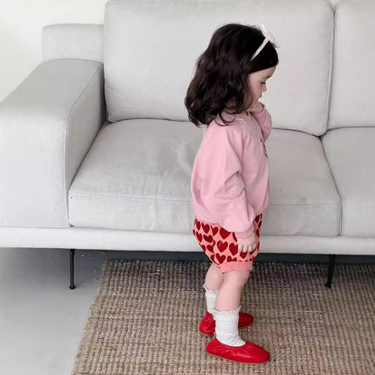 Baby Sweater Two-piece Korean Children's Clothing