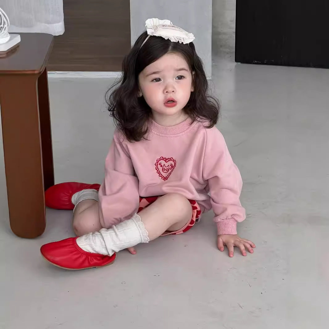 Baby Sweater Two-piece Korean Children's Clothing