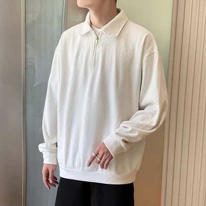 British Solid Color Men Hoodie