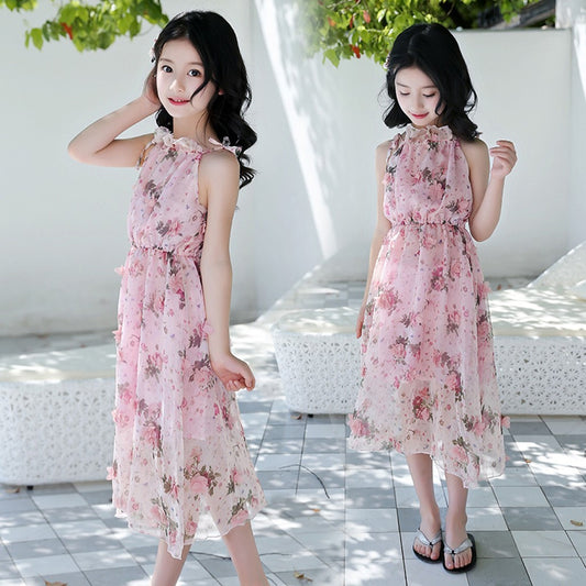 Toddler Party Cotton Dress For Kids Girls