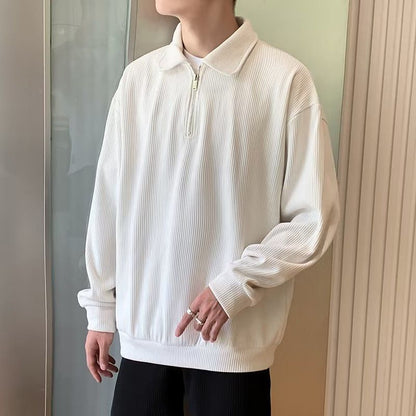 British Solid Color Men Hoodie