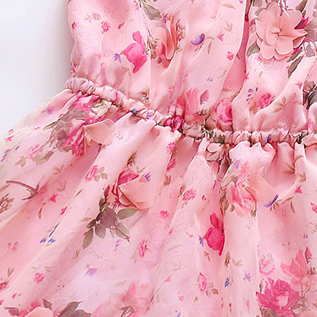 Toddler Party Cotton Dress For Kids Girls